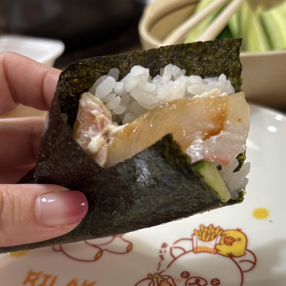 手巻き寿司パーティーするからさ、みんなおいでよ🎶