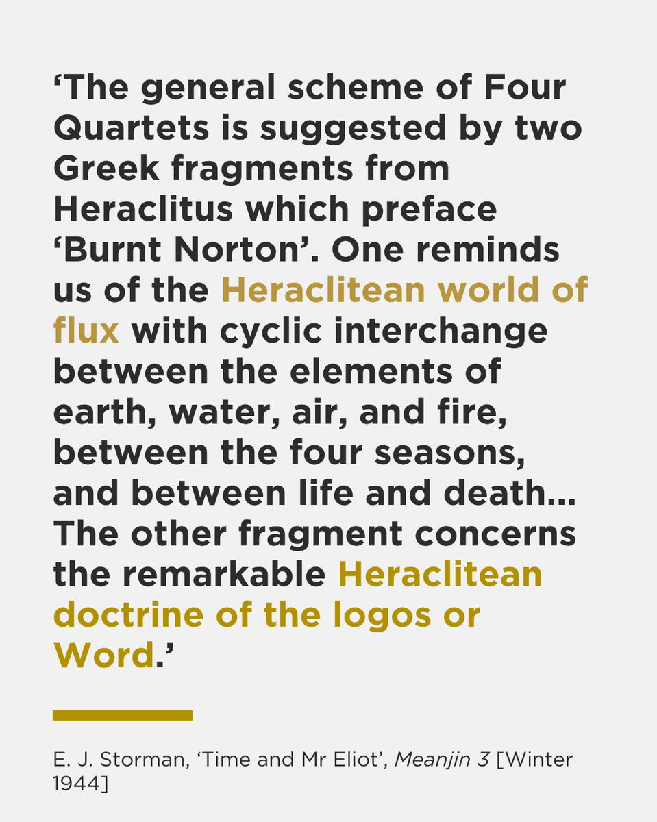 eliotfoundation's tweet photo. Burnt Norton, the first of Eliot's Four Quartets, was published 90 years ago today in Collected Poems 1909-1935.
#tseliot #burntnorton #fourquartets #poetry #onthisday https://t.co/jPpFBnYA9A