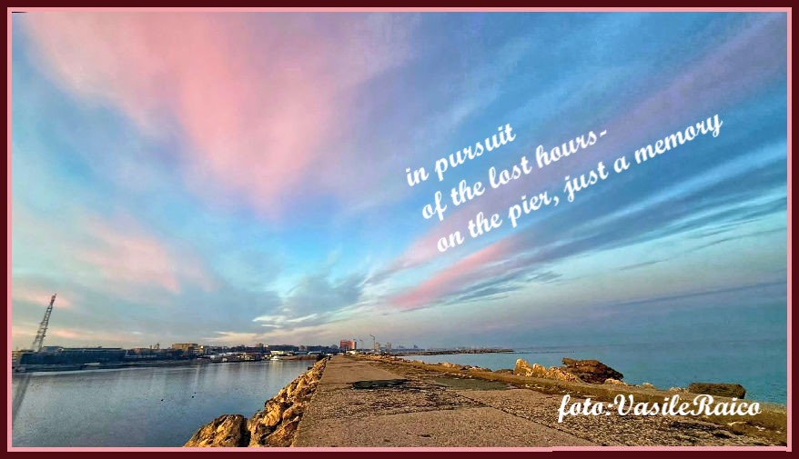 haiga/v18

în goană
după orele pierdute-
pe dig, doar o amintire