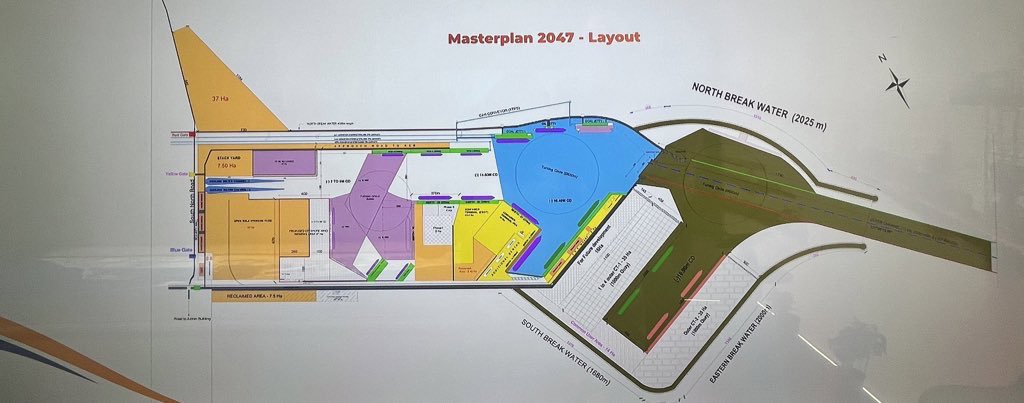 TnInvestment's tweet image. 💢💢EC apply for VOC Outer harbour 💢💢

#VOC Port of #Thoothukudi has applied for Environmental clearance (EC) for the Outer-harbour Container terminal project

- Project to build 2 Container terminals (CT) with 2 berths in each CT with 1000m quay length 

- Project to be