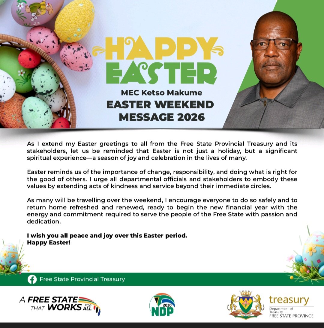 FSTreasury's tweet photo. Happy Easter. https://t.co/I6vsocJJJK