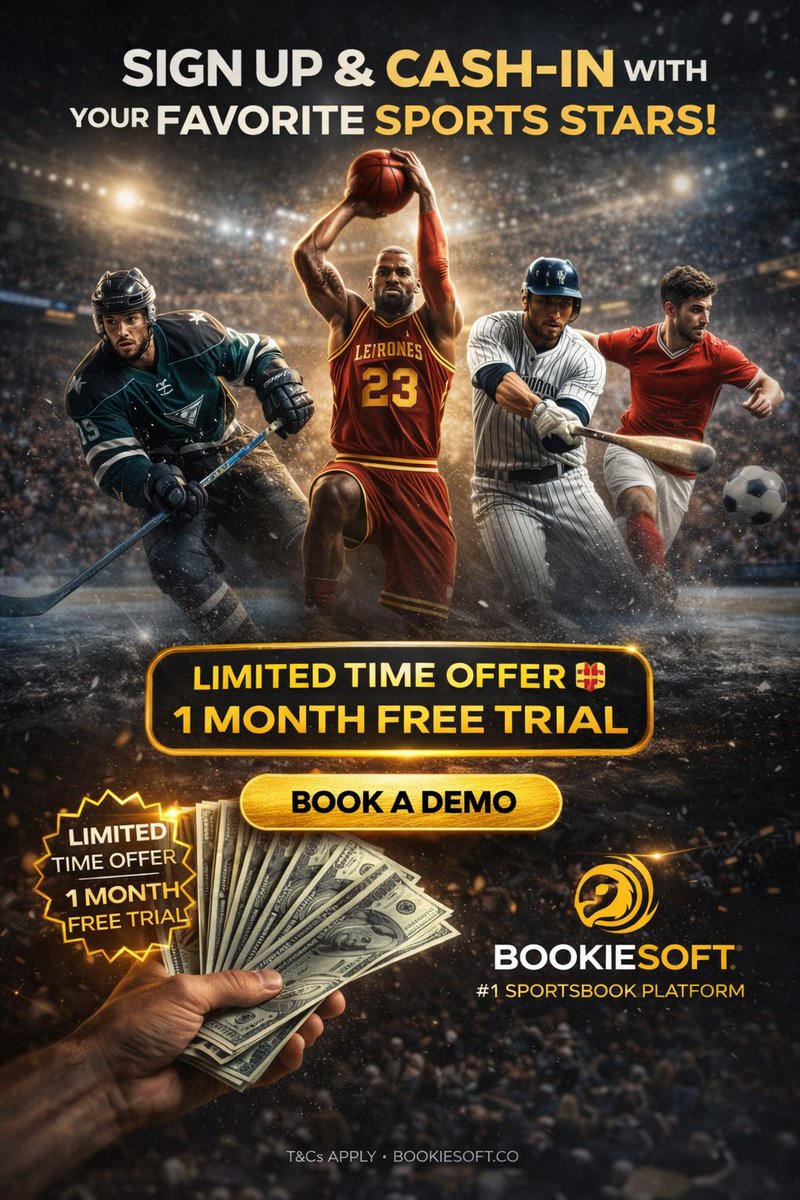 bookiesoftware6's tweet photo. 🚀 Launch your own Sportsbook Platform in 2026
Offer your users:
✔ Player Props
✔ Game Props
✔ Real-time Odds & Data
✔ Full White Label Solution
No heavy setup. No stress. Just scale.
👉 Start now: https://t.co/PdUCtOFx68
#Sportsbook #iGaming #BettingPlatform #PayPerHead https://t.co/l8CzjEExRQ