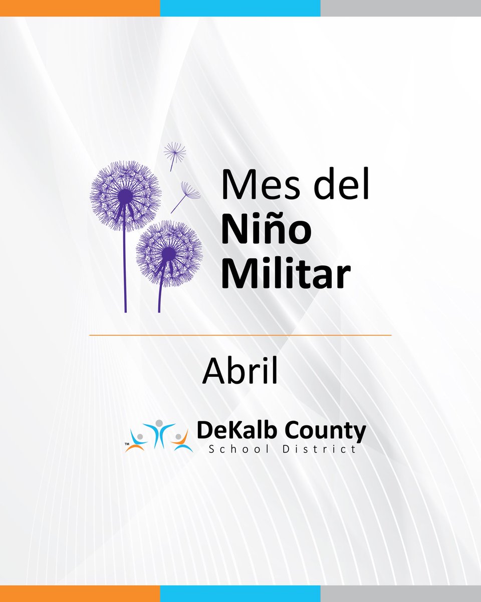 DeKalbSchools's tweet photo. 💜 April is the Month of the Military Child 💜

#DCSD celebrates our military-connected students. From adjusting to new schools to building connections, their experiences bring resilience, adaptability, and perspective into our classrooms.

#MonthOfTheMilitaryChild #TheDeKalbDifference💙🧡