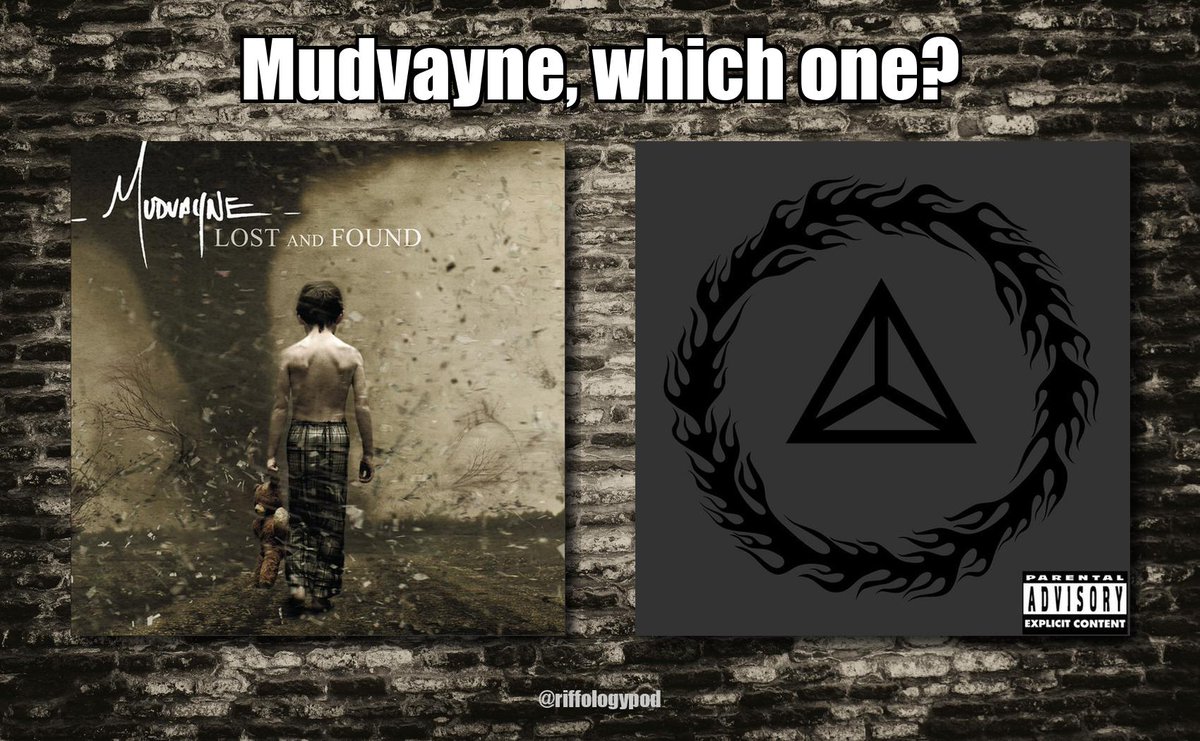 RiffologyPod's tweet photo. 🇺🇸 Which Mudvayne album gets your vote: 'Lost and Found' (2005) or 'The End Of All Things To Come' (2002)?
Please share and follow us for daily music content!
#riffology #Mudvayne #LostAndFound #TheEndOfAllThingsToCome https://t.co/zZFNxGfV7Z