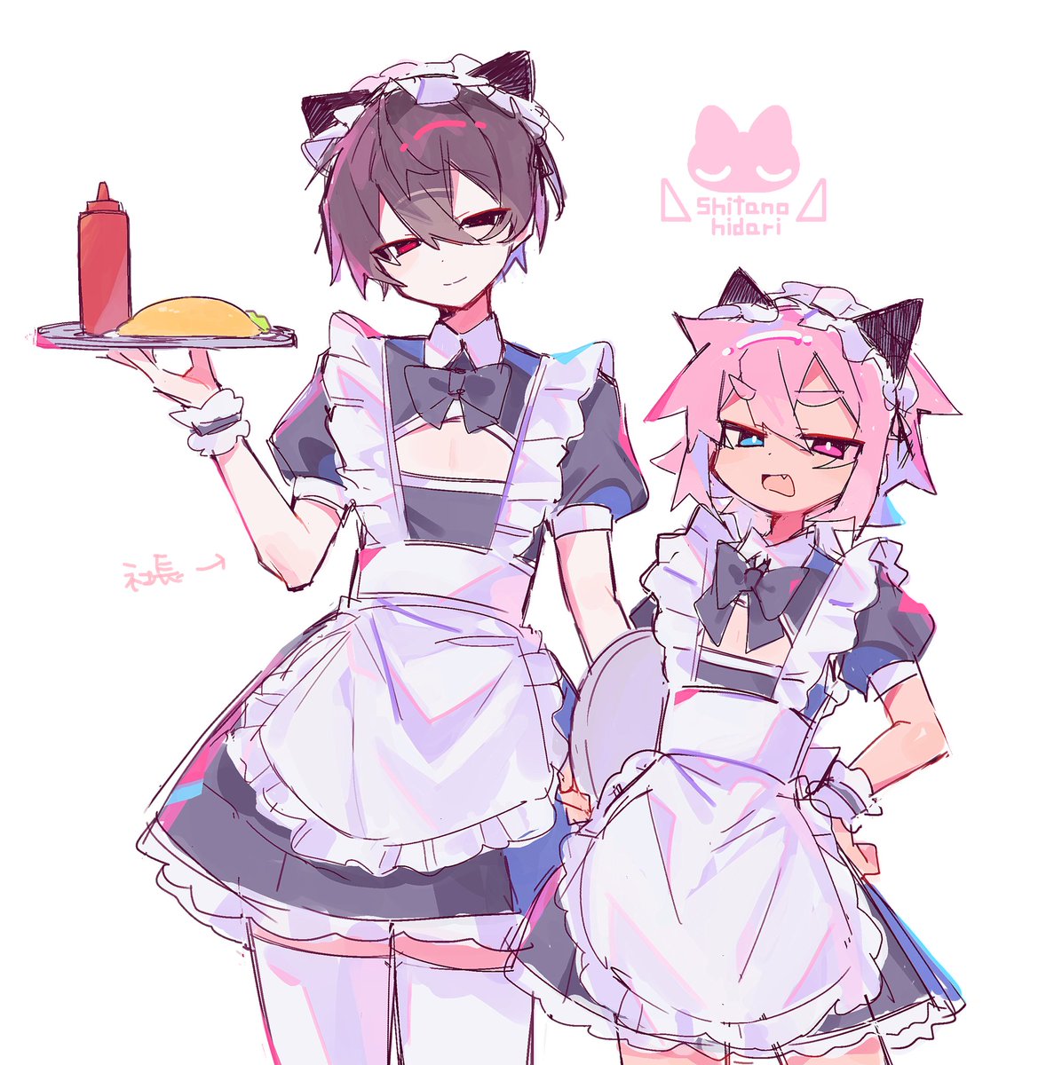 したのひだり tweet media