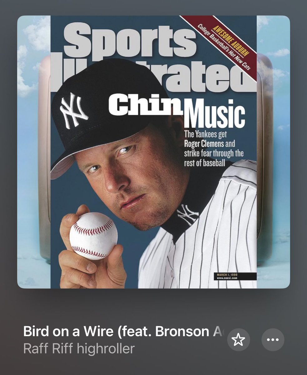 Ranger_Fren's tweet photo. I can’t believe the art to this Riff Raff track that’s making the rounds. @J_Swish24 

Remember when Clemens was striking fear in every chin? A reminder that fellas like Trouba stand on the shoulders of giants

Sometimes a guy is just born to be a chin musician…that’s baseball https://t.co/ihVpYcpI0T