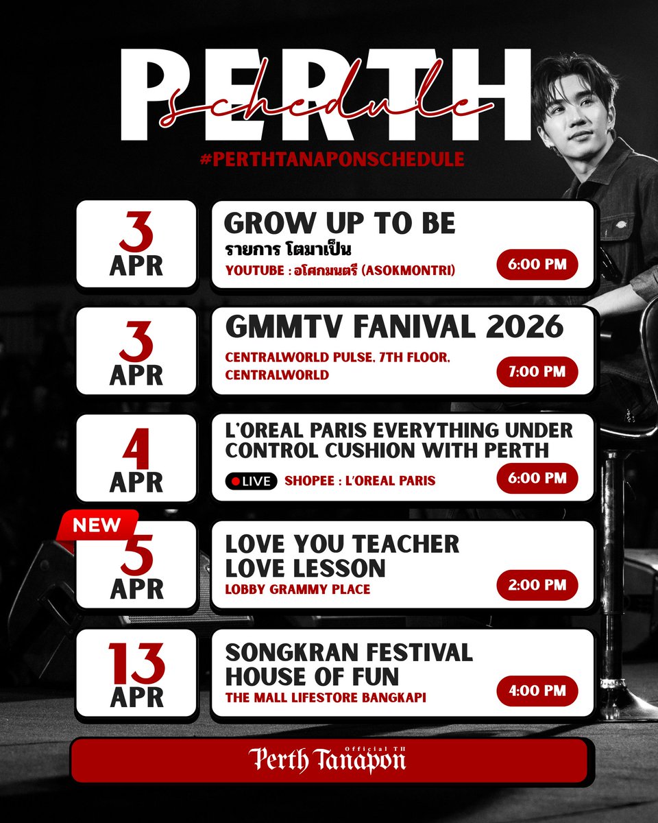 PERTH TANAPON OFFICIAL TH tweet media