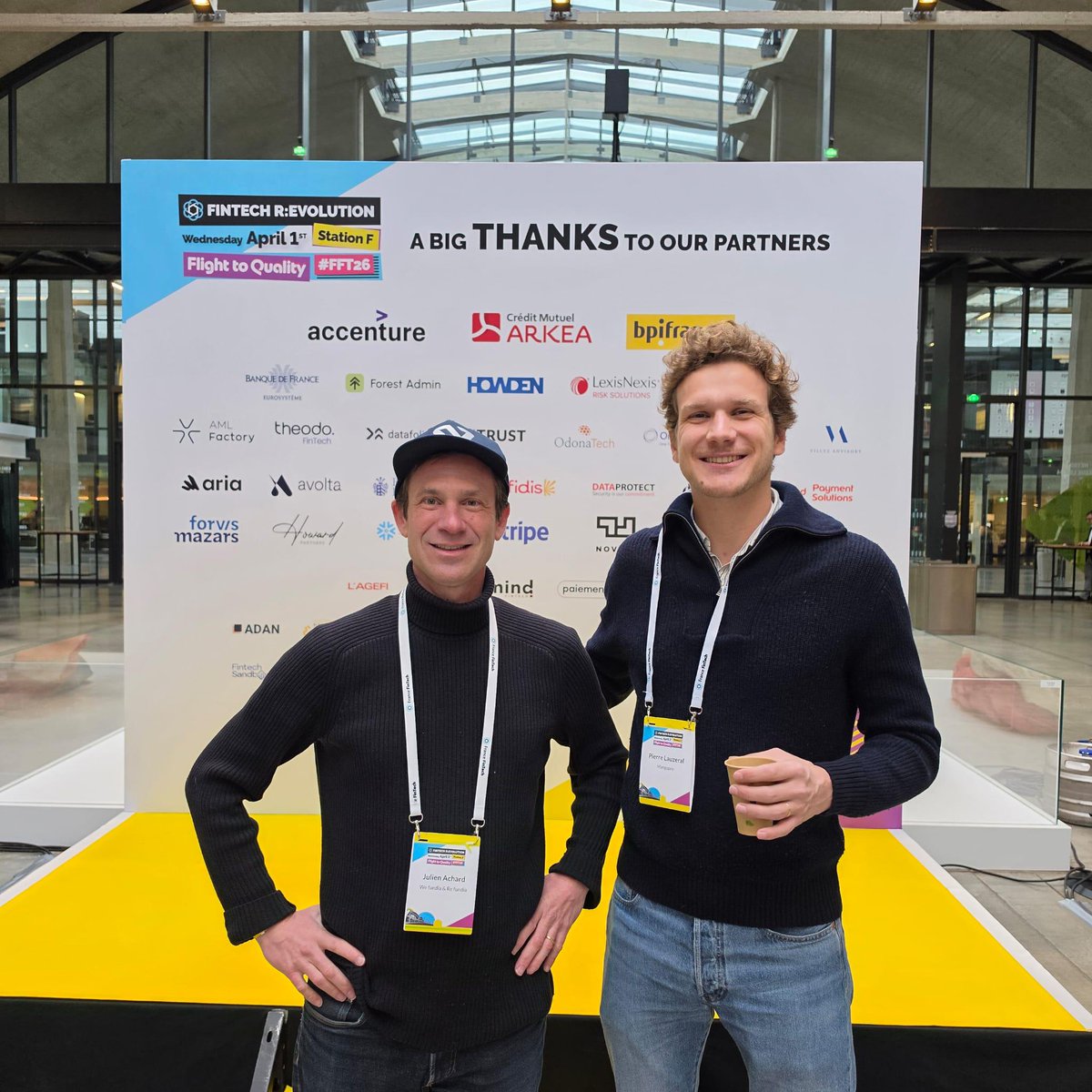 WiglApp's tweet image. Hier, l'équipe Wigl était à @joinstationf pour la 11ème édition de FinTech R:Evolution.

Plus de 1 500 acteurs du secteur ont échangé sur l'avenir de la fintech.

L'écosystème est plus vivant que jamais ! 🚀

#FFT26 #stationf #paris #fintech