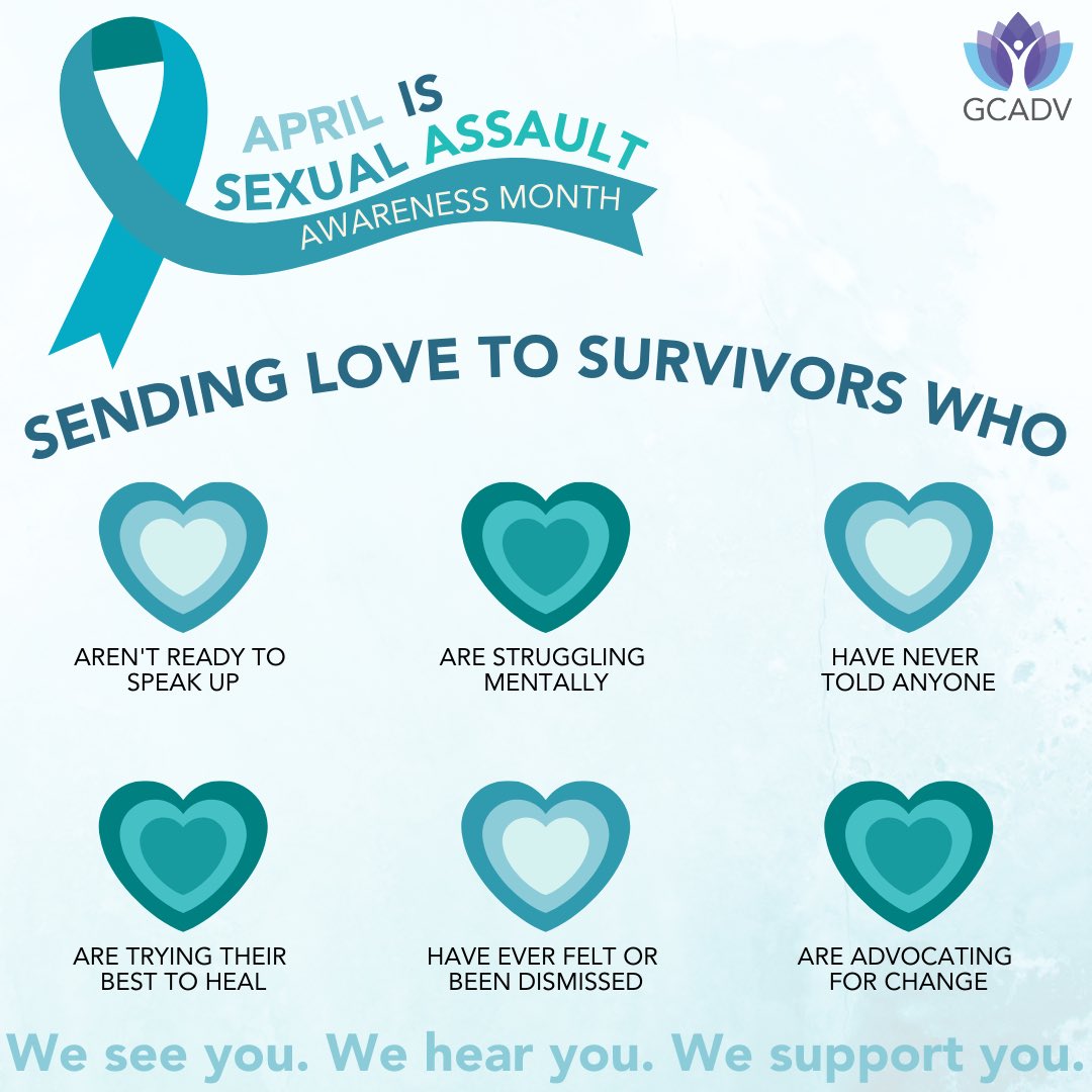 April is SA Awareness Month, please share.
