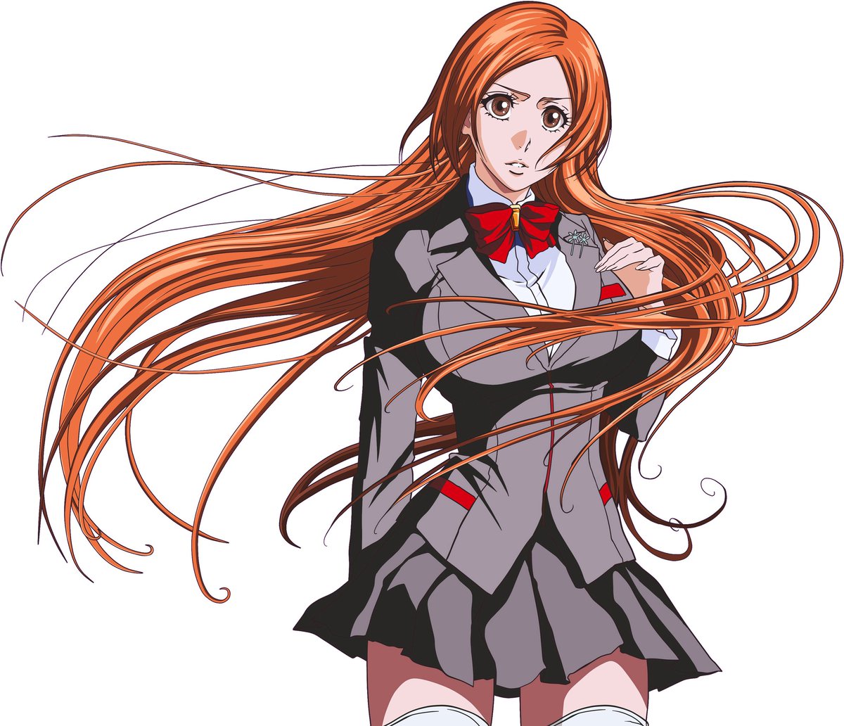 The way Ishikawa Tomomi drew Ulquiorra and Orihime in official art is just 🫦 🥵 💦