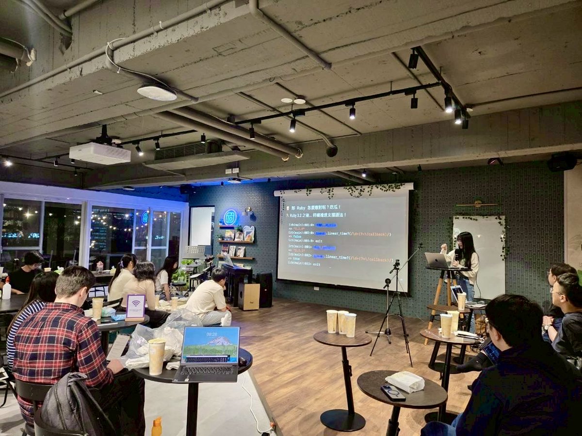 rubytaiwan's tweet photo. More highlights!

▎#RubyJam 2026.03

🪖 Building an ATDD Development Squad with Claude Code: Lessons from a Rails Project
🪖 Wayne

😈 Have You Upgraded Yet? Diving into Ruby 3’s ReDoS Defense Design
😈 @k_hno3 

Special thanks to our sponsors @PicCollage and @rubycentralorg 🍙 https://t.co/qz4Jzwb0rG