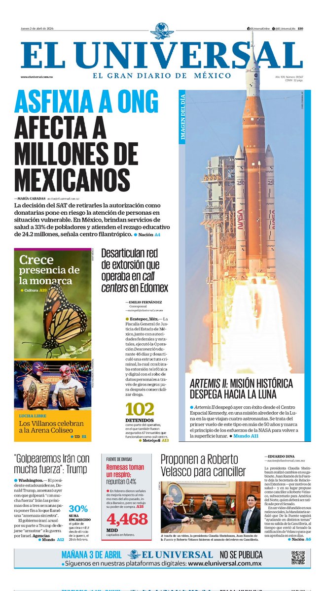 El Universal San Luis Potosí tweet media