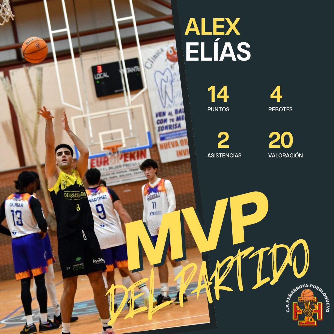 cppenarroya's tweet photo. MVPs del partido: Newson (23 valoración) y Elías (20 valoración).

Dos jugadores clave en el triunfo con actuaciones de auténtico nivel 👏 https://t.co/xQhzQnb5U3