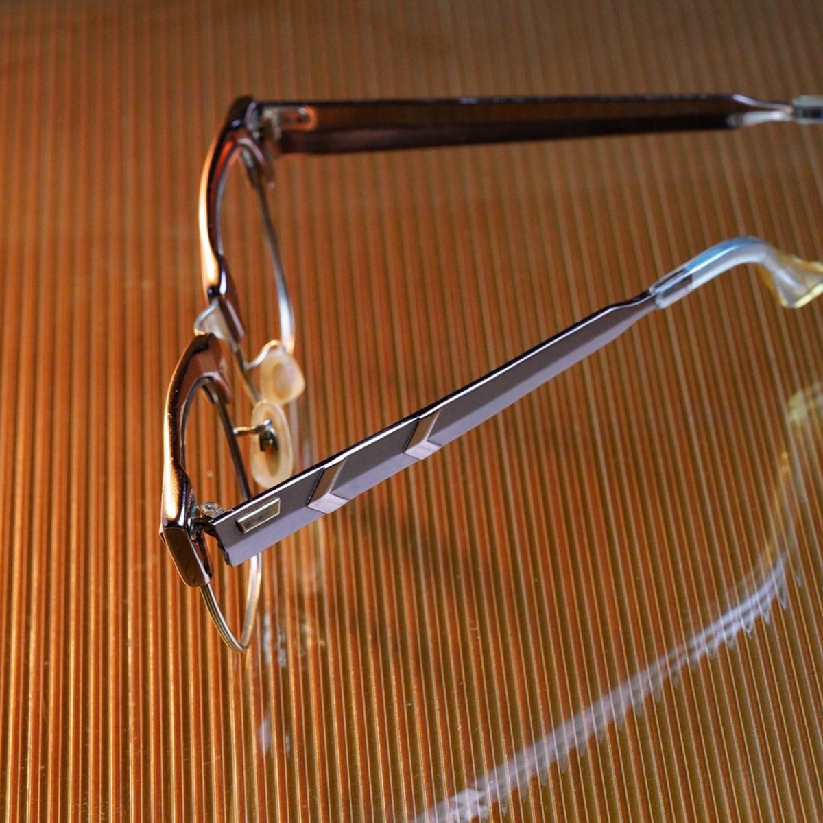 ?Vintage glasses? Shuron?? 「RONSIR」 1950年代 46□20 アメリカ 