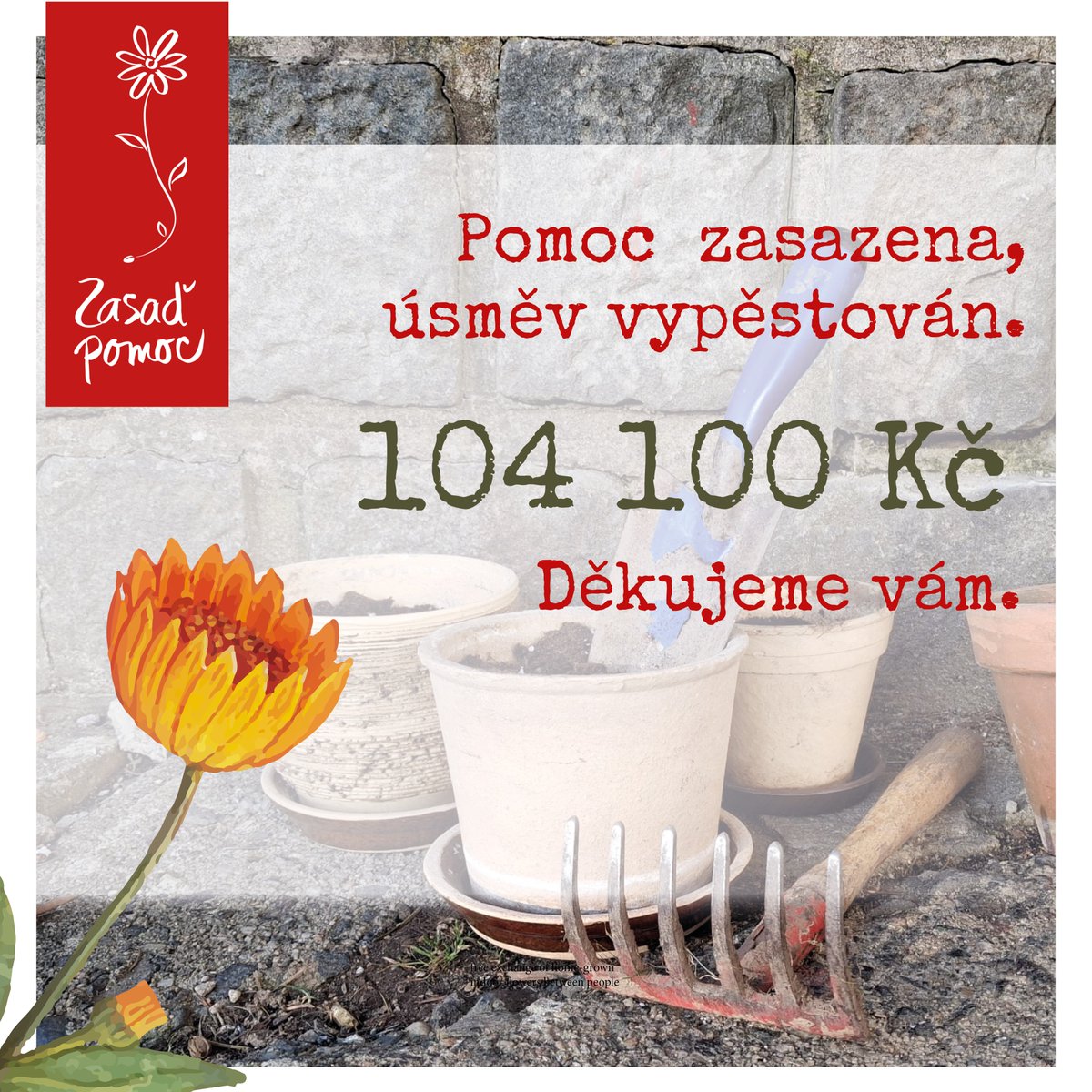 A je to tady!  Známe výsledek druhého ročníku sbírkové kampaně Zasaď pomoc - a je naprosto neuvěřitelný 😍
Akce, která na začátku jara spojila desítky lidí, zasela dobro v každém z nás.
Více informací o celém průběhu akce v našem novém článku:
zdar.charita.cz/o-nas/aktualne…