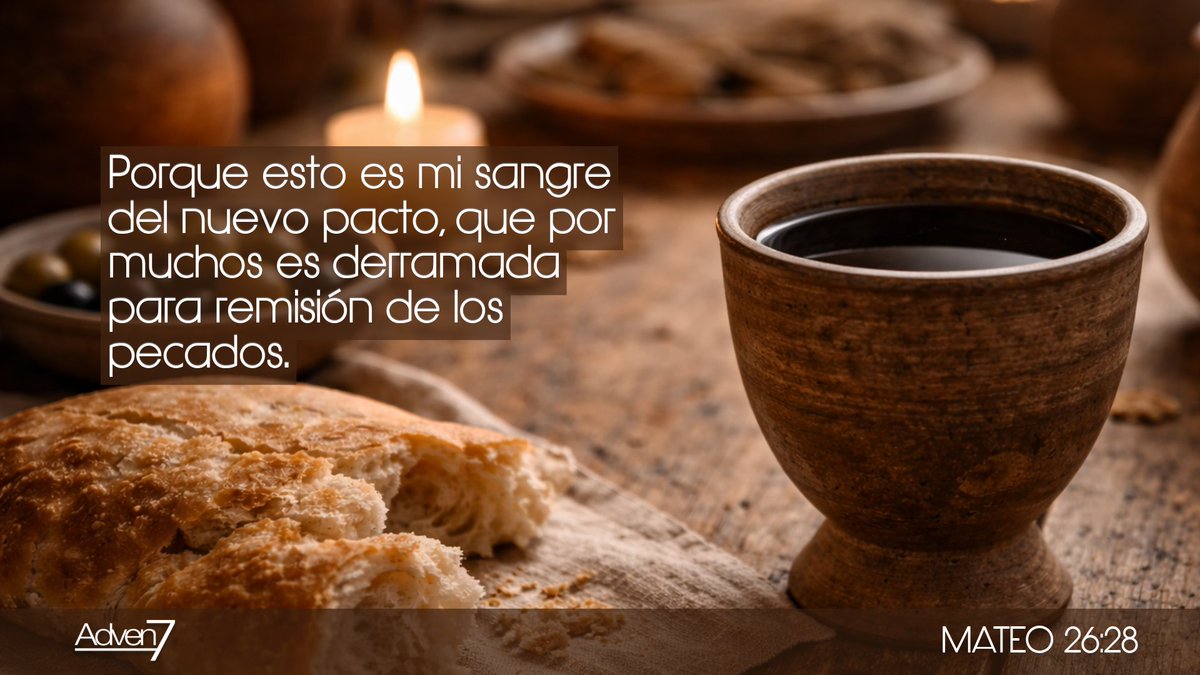 En el aposento alto, el jueves anticipa el Calvario: la sangre del pacto sella la promesa de perdón y reconciliación. Antes del sacrificio visible, Cristo declara su propósito: una gracia ofrecida a muchos, con alcance suficiente para toda la humanidad.

#JuevesSanto #Pacto