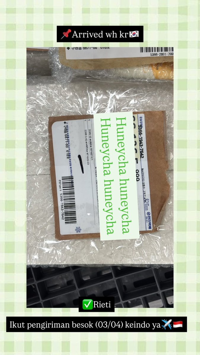 Ja🍯 | Tf Won Co Web KR Persod Jastip Korea tweet media