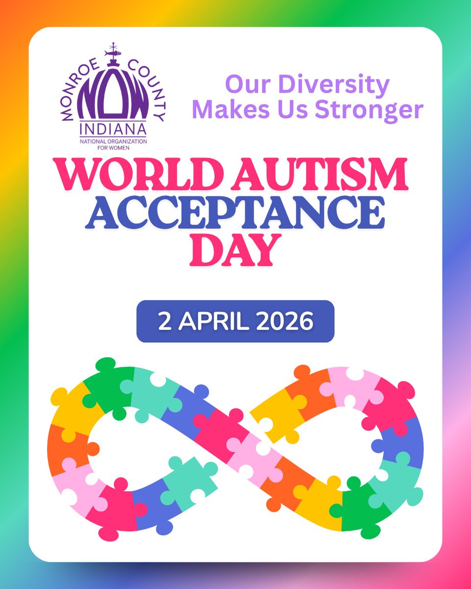 Yes, women and girls can also be on the spectrum.
#worldautismacceptanceday, #mcnow, #feminism