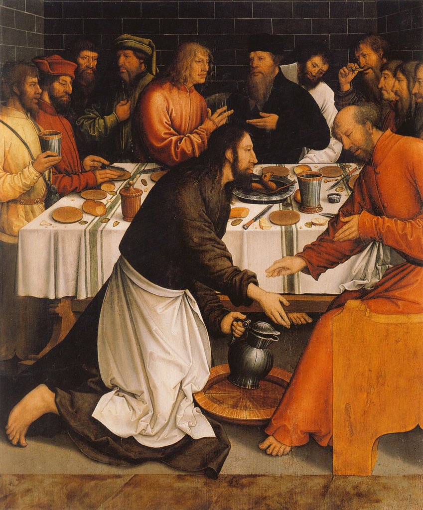 #GiovedìSanto
Memoria dell’Ultima Cena
e della Lavanda dei piedi..

È il servizio e l'amore che Gesù
ci insegna, si inginocchia per
lavare i piedi agli Apostoli,
simbolo di un sacerdozio
basato sul Suo servizio umile
e sul non giudicare..

🎨 Bernhard Strigel