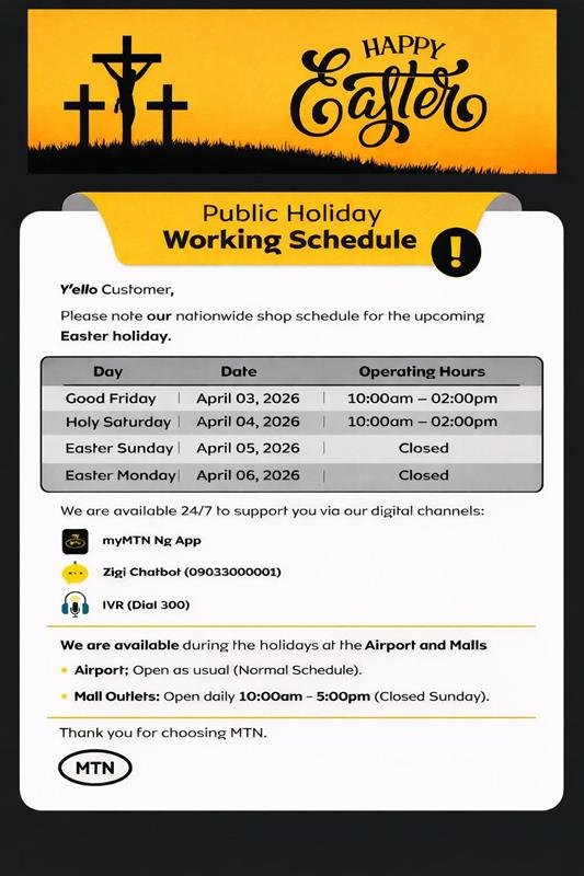 MTN Nigeria Support tweet media