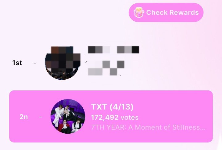 GlobalUnionTXT's tweet photo. [ 📣 ]MOA, WHERE ARE YOU? 🥹

This vote to promote COMEBACK of month of April, please vote for TXT on the #IDOKI app.

#2 @TXT_bighit — 172,492

🎯GAP: 7,233🚨
⏰Ends in 1 DAY and 3HOURS

🔗https://t.co/zXOFgFuaCx https://t.co/Y3ST7ye0HN