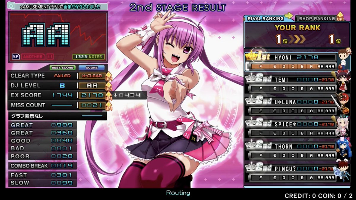 tripyandchan24's tweet image. beatmania IIDX 22 PENDUAL FUTURE phase ~SUPER FUTURE 2323~

Routing EXH 18, ADV 12, NOV 7! (SPN SPH SPA) PUC!

#IIDX22 #PENDUAL #IIDX23 #copula @Sato_Nao