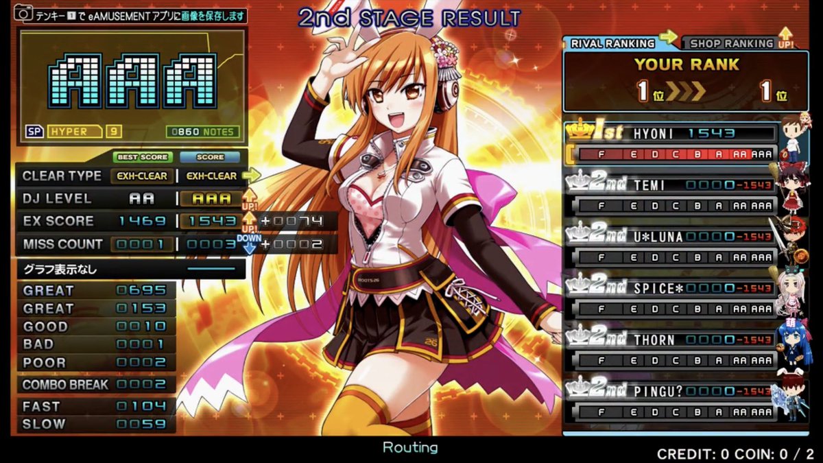 tripyandchan24's tweet image. beatmania IIDX 22 PENDUAL FUTURE phase ~SUPER FUTURE 2323~

Routing EXH 18, ADV 12, NOV 7! (SPN SPH SPA) PUC!

#IIDX22 #PENDUAL #IIDX23 #copula @Sato_Nao