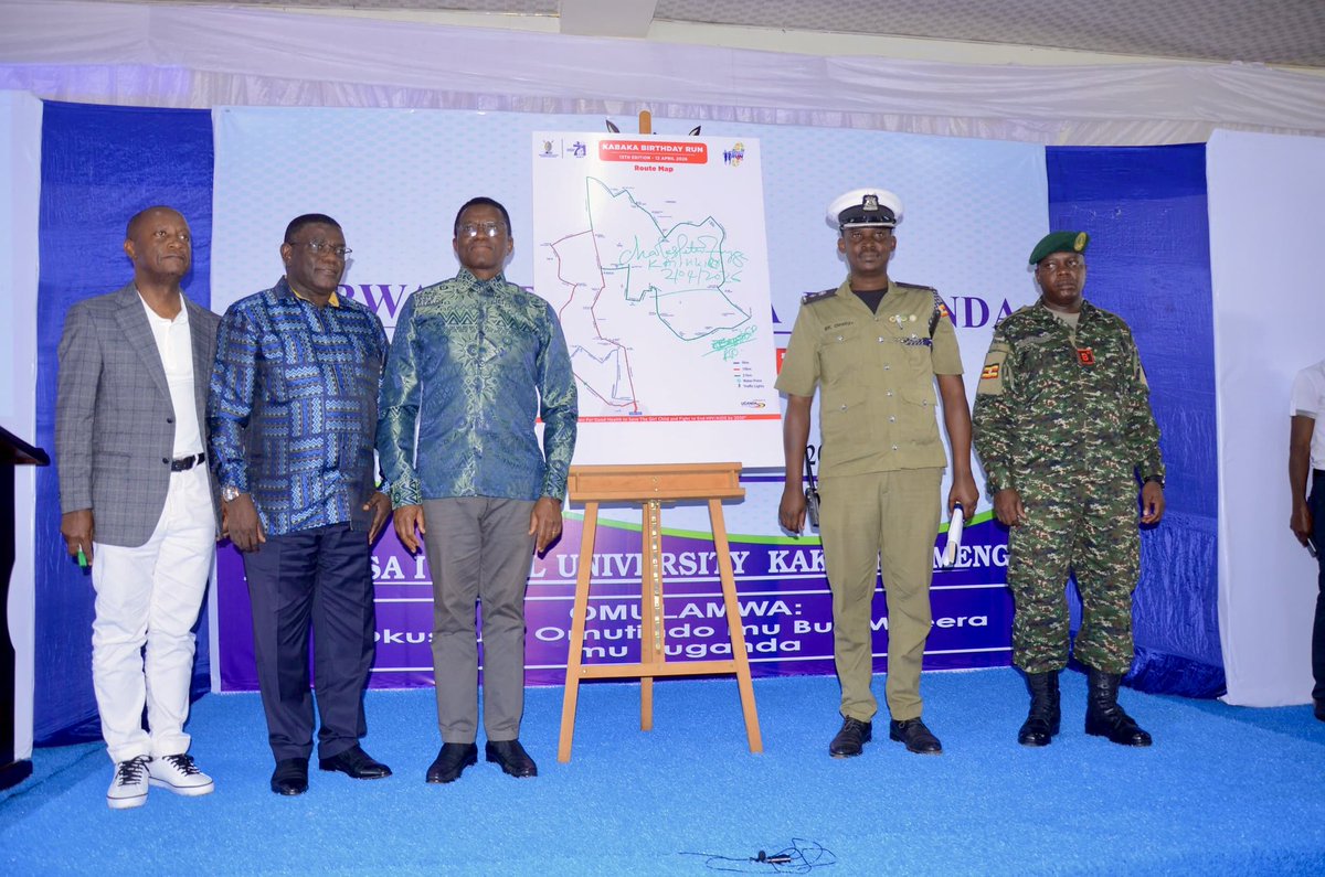 robert_serwanga's tweet photo. We have today launched the Kabaka Birthday Run routes. We will have 3 routes, 5km, 10km and 21Km.

The run will take place on the 12th April 2026 at Lubiri, Mmengo! 

Please come be part of the biggest run in Africa! https://t.co/yihQnWB19m