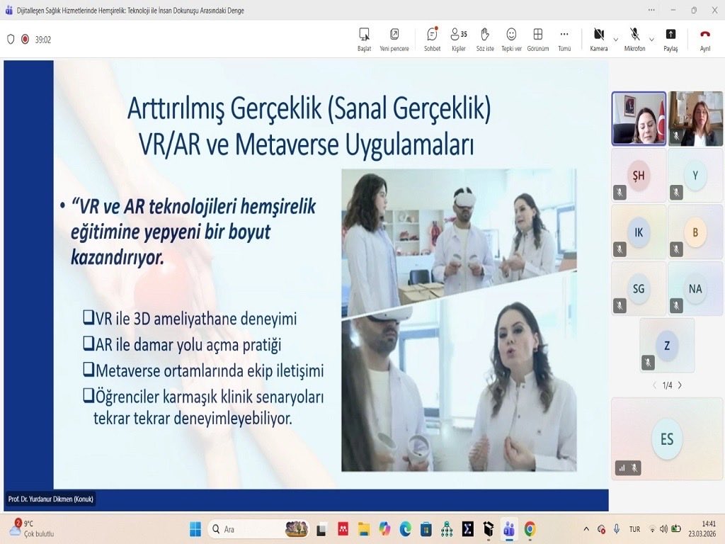 beunsbf's tweet image. Halk Sağlığı Hemşireliği ABD.’nın düzenlediği “Dijitalleşen Sağlık Hizmetlerinde Hemşirelik: Teknoloji ile İnsan Dokunuşu Arasındaki Denge” başlıklı webinar gerçekleştirildi.

#Beun
@ihozolcer 
@sibelkocak 
@beunedutr

#İlkİlİlkÜniversite 🌟
#GelecekBuradaŞekillenir 🚀