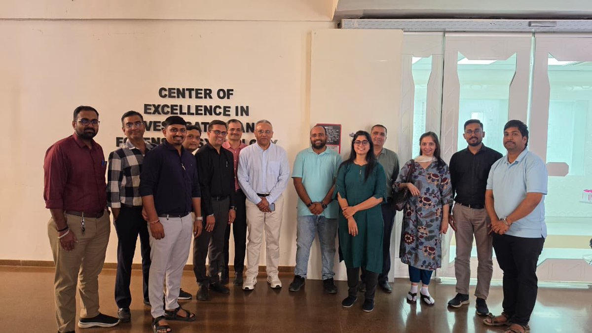 RadianceHosp's tweet photo. A proud and insightful visit by our hospital team to National Forensic Sciences University, Gandhinagar. 

An enriching experience for our doctors and staff - exploring advancements where healthcare, science, and investigation come together to serve society better. https://t.co/Z0SeNfTsS8