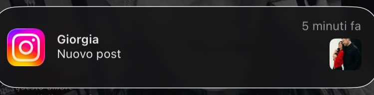IL MODO IN CUI SONO SALTATA IN ARIA NON APPENA HO VISTO QUESTA NOTIFICA QUA