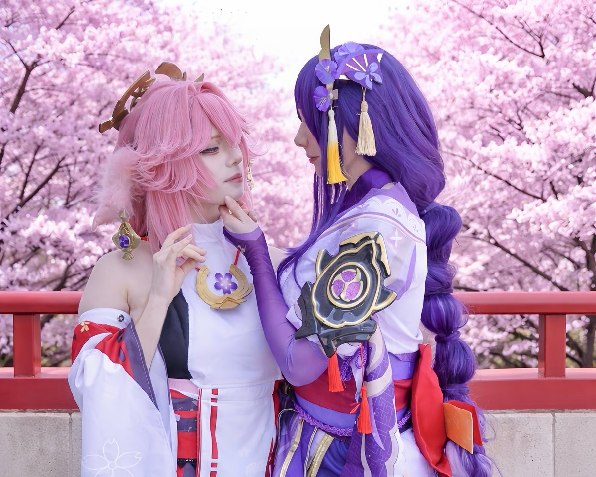 八重神子:<a href="/_ferisu_/">フェリス 3/28 aj</a> 
雷電:私
#原神コスプレ #八重神子コスプレ #雷電コスプレ