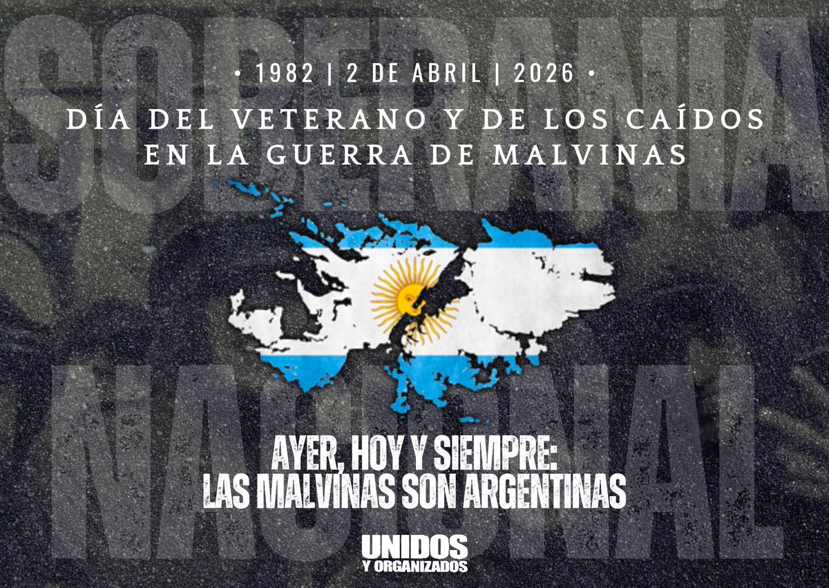 🇦🇷 1982 | 2 DE ABRIL | 2026 🇦🇷 

A 44 años de la Guerra de Malvinas, honor y gloria eterna a nuestros héroes. 

Las Malvinas fueron, son y serán siempre argentinas. 

#MalvinasArgentinas
#IslasMalvinas
#LasMalvinasSonArgentinas