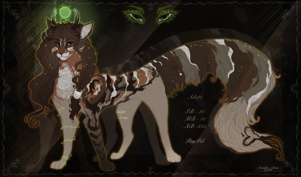 Aatsukoart's tweet photo. Adopt
Auction if u want to join - https://t.co/8fqnx6kxem 

Help, she looks so majestic 😭 https://t.co/g3L6cBUoFc