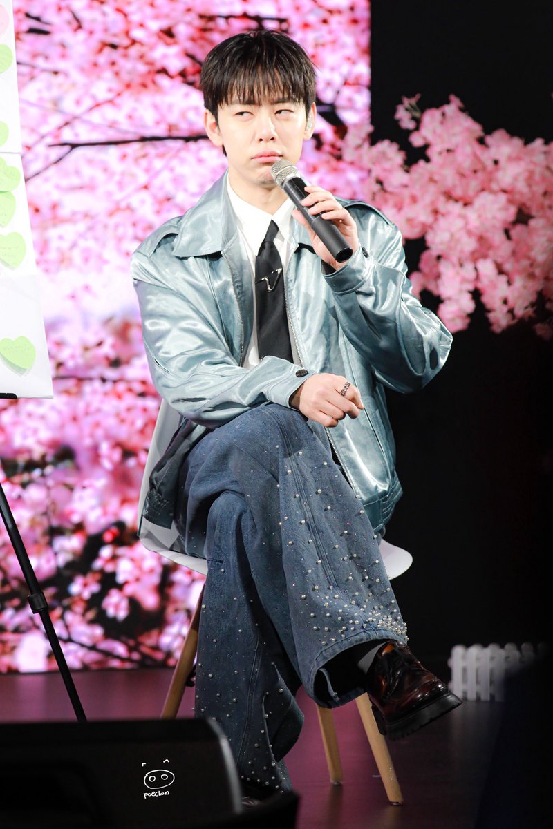 poechan628's tweet photo. 2026 JUNG DAE HYUN FANMEETING  in JAPAN 〈Blooming〉 OSAKA

@official_JDH93 

미안해😂💚

#정대현 #JUNGDAEHYUN 
#チョンデヒョン #郑大贤
#BAP
#BLOOMING https://t.co/rojbwQAIXW