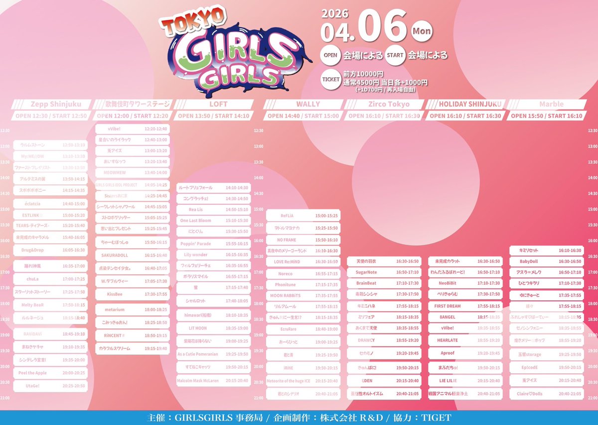 GIRLS GIRLS IDOL PROJECT tweet media