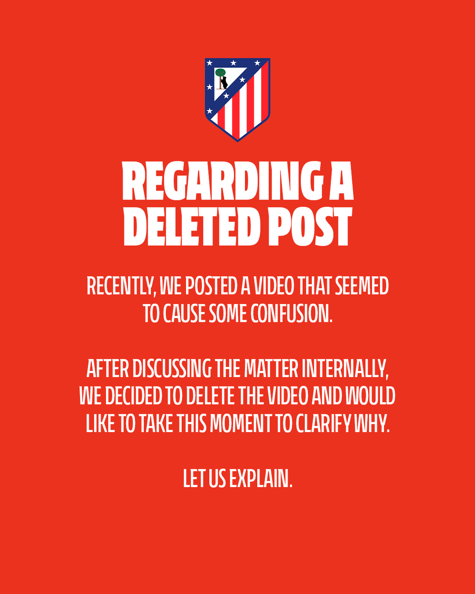 Atlético de Madrid tweet media