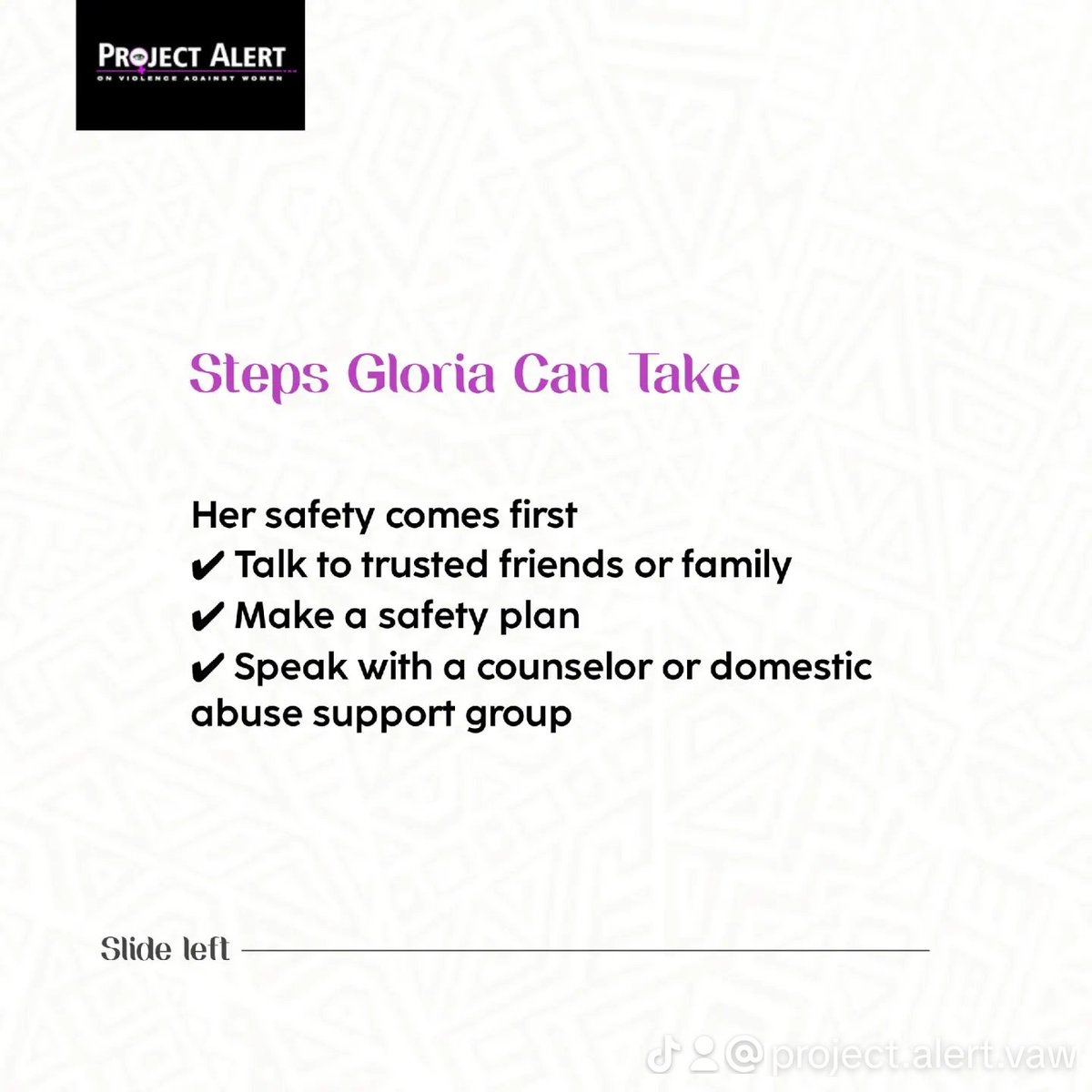 Project Alert VAW tweet media