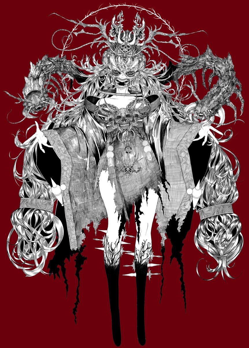 Post by 斑鳩-ikaruga-（線画師）初画集『終典』発売中🌸 on X: 蟲神姫