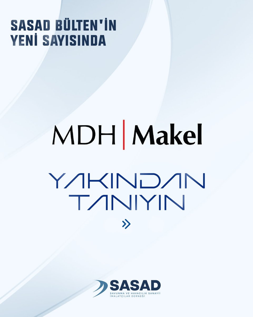 Savunma ve Havacılık Sanayii İmalatçılar Derneği tweet media