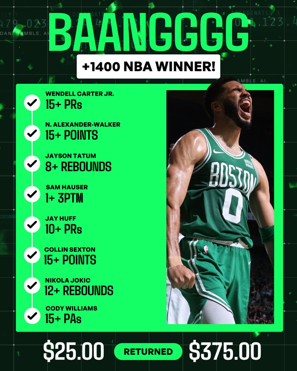 Dan’s AI Sports Picks tweet media