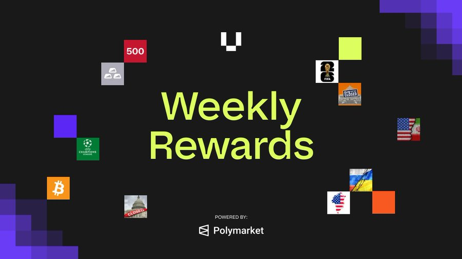 Weekly rewards paid out 💰

100% of Polymarket builders rewards go straight to traders in the private beta.

Next week looks different. We've been listening to feedback on the reward system and have some changes dropping next week.

Not yet in? Join our Discord and get access.