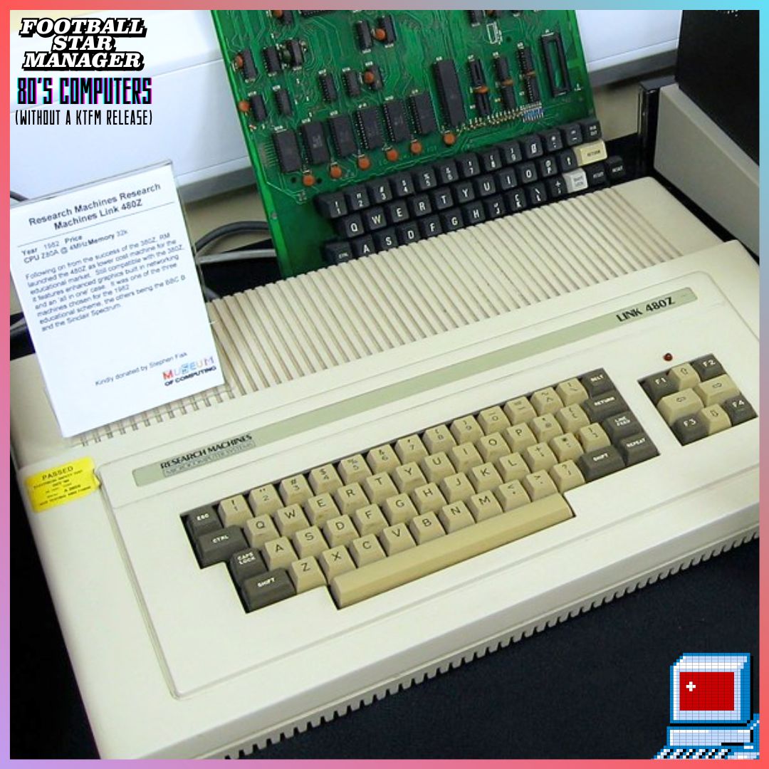 KevinToms's tweet photo. Another microcomputer from 1982 without its own Football Manager version, the LINK 480Z was aimed at educational settings.

#KevinToms #FootballManager #LINK480Z #RetroComputers #HomeComputers #Microcomputers #80sComputers #PersonalComputer #RetroPC #UKComputers #UKRetro https://t.co/aBKdKuZc41