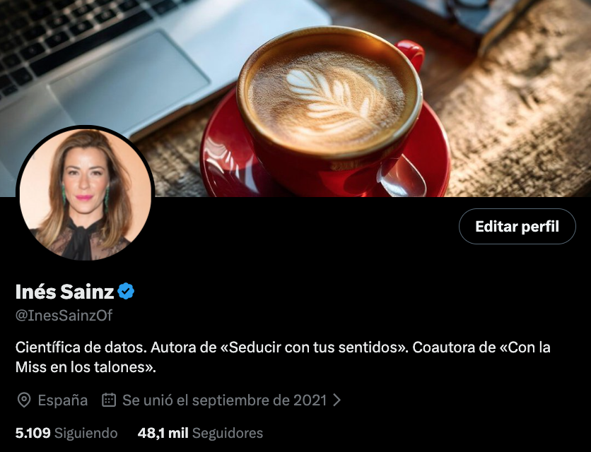 Inés Sainz tweet media