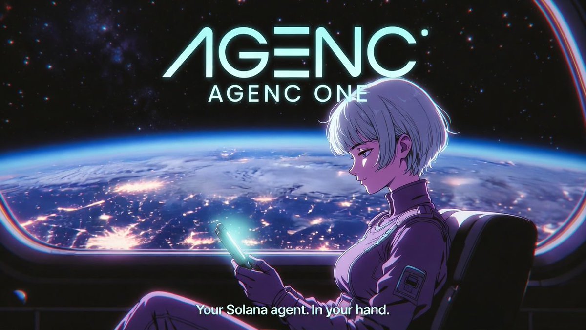 SoyAlb3rT's tweet photo. AGENC: AGENC ONE
Your Solana agent.
In your hand.
https://t.co/he2EYsxcvs
#AGENC https://t.co/RE6CFzRu6C