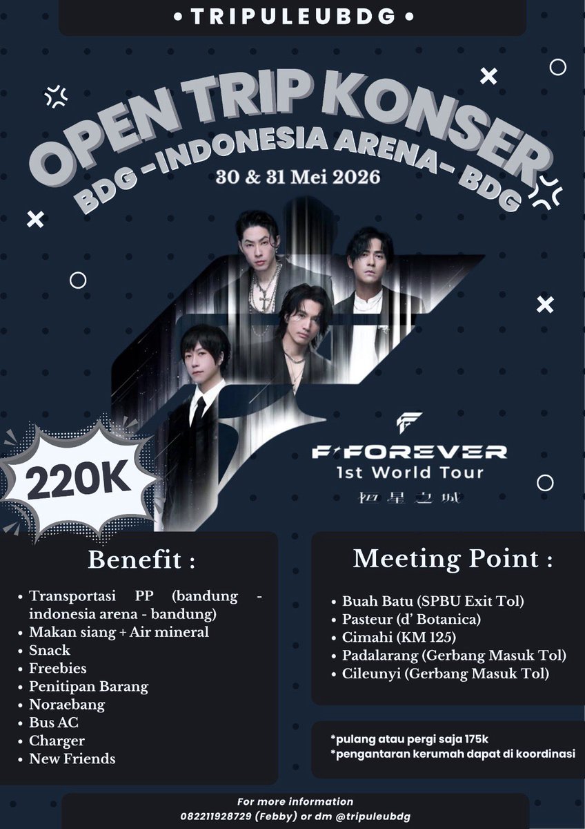 Trip AESPA H2H TREASURE Bandung tweet media