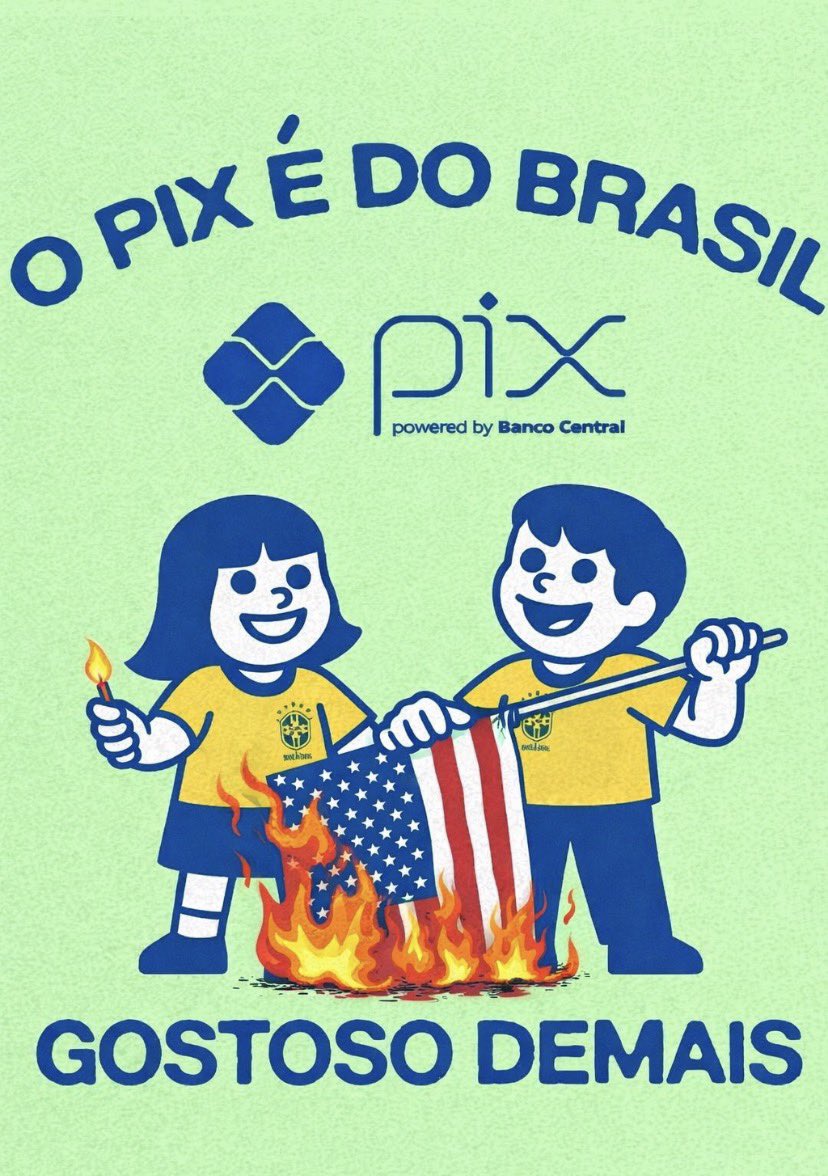 Viu esse twitt comenta aí 

O PIX É DO BRASIL
FLÁVIO VAI ACABAR COM O PIX