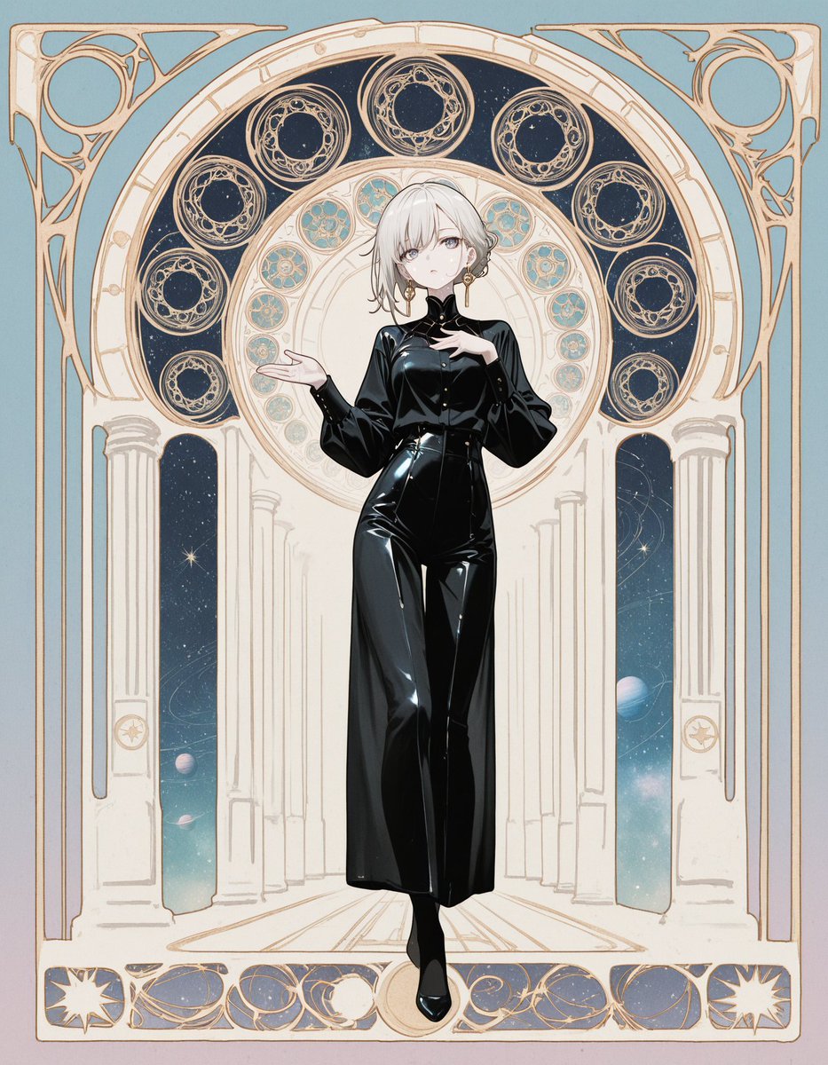 facadetheo17517's tweet image. 静かに見えて、たぶん誰よりも遠くを知っている。
Quiet, but already beyond us.
#AIイラスト #AIart #Elegant