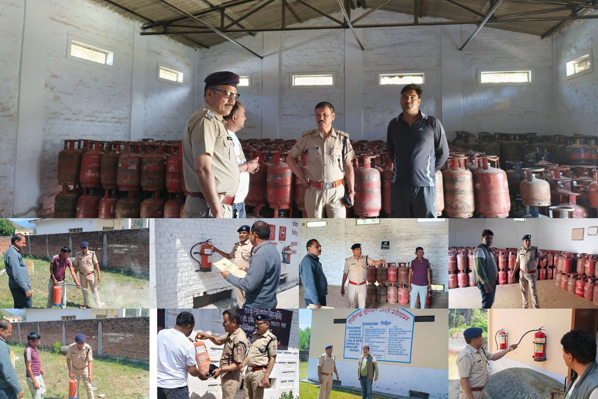 almorapolice's tweet image. SSP के निर्देशन में
 
           फायर स्टेशन अल्मोड़ा एवं फायर स्टेशन रानीखेत द्वारा गैस एजेंसियों व विभिन्न संस्थानों का संयुक्त फायर रिस्क निरीक्षण व ऑडिट किया गया।

✅उपकरणों की जांच

✅आपातकालीन निकास का निरीक्षण

✅कर्मचारियों को प्रशिक्षण
#firesafety
@uttarakhandcops