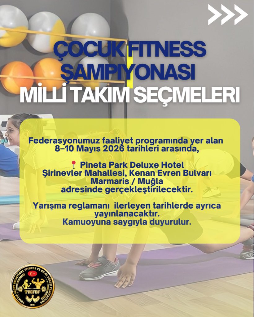 Vücut Geliştirme Fitness ve Bilek Güreşi Fed. tweet media